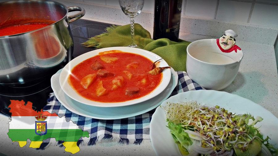 Patatas con chorizo a la riojana