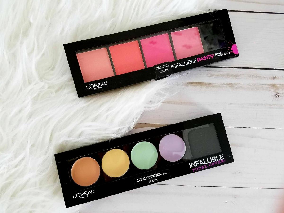 loreal infallible paint blush - loreal color correcting by alicia borchardt