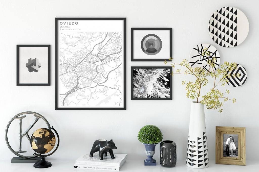Decorar con mapas Clean001 Geogragift