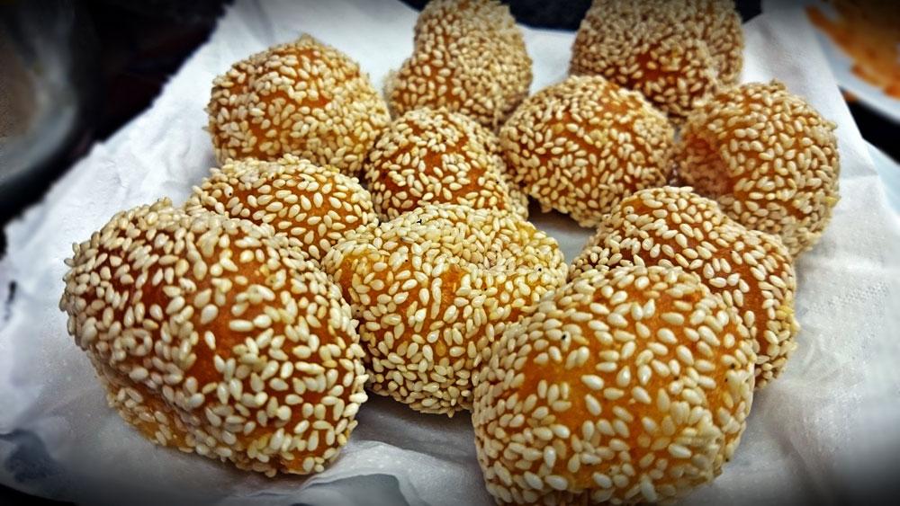 Buñuelos chinos rellenos, receta fácil