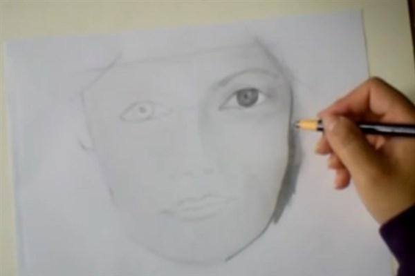 paso 4 para sombrear un rostro