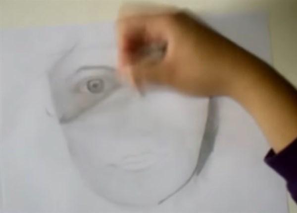 paso 5 para sombrear un rostro