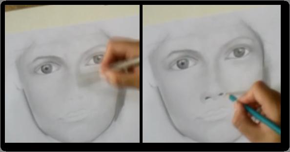 paso 7 para sombrear un rostro