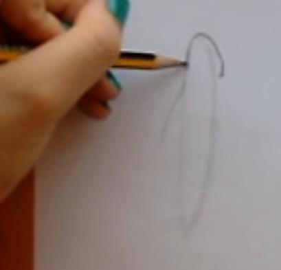 paso 2 para dibujar orejas de espalda