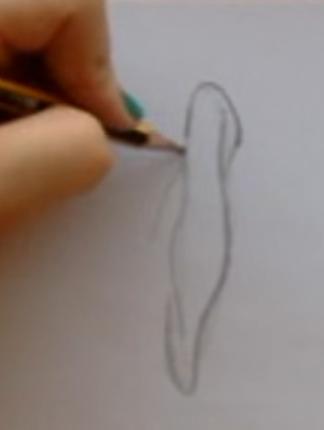 paso 4 para dibujar orejas de espalda