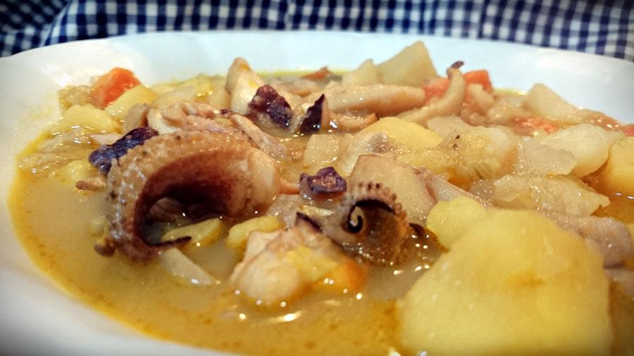 Sepia encebollada receta fácil