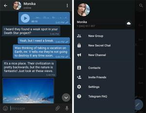 Crear temas en Telegram para Android