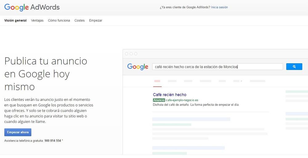 como aparecer en google pagando