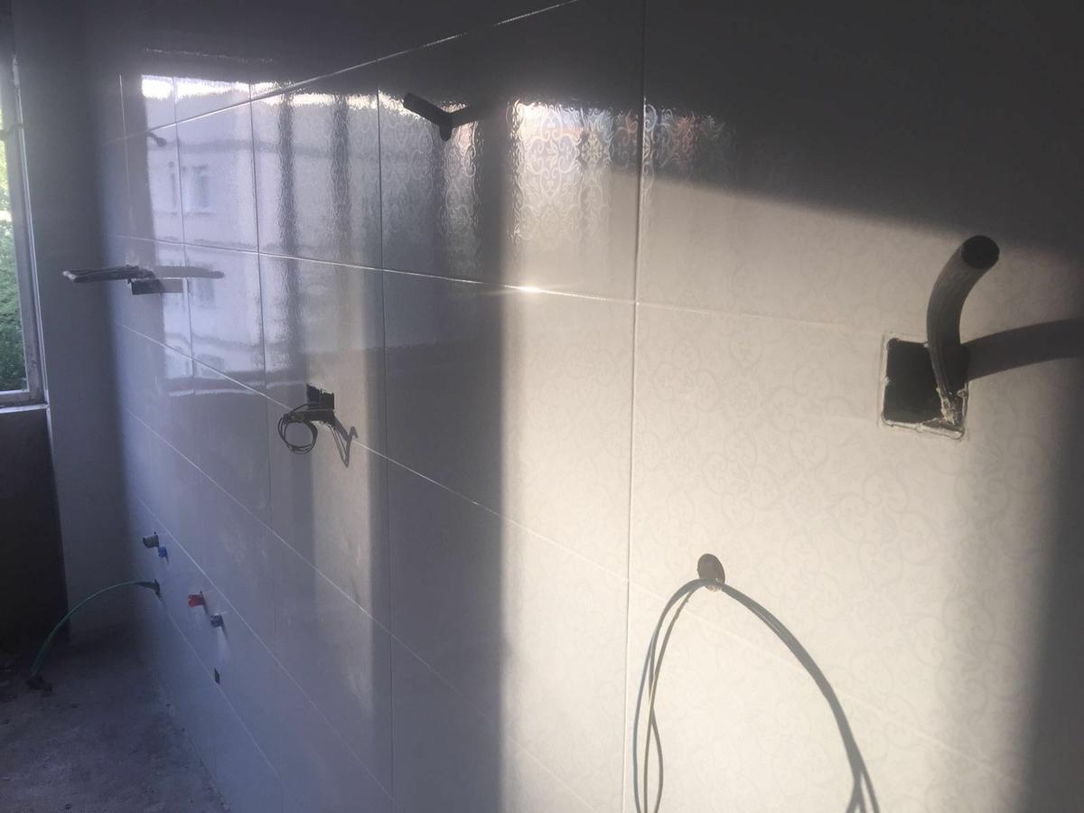 Detalle del azulejo de la cocina