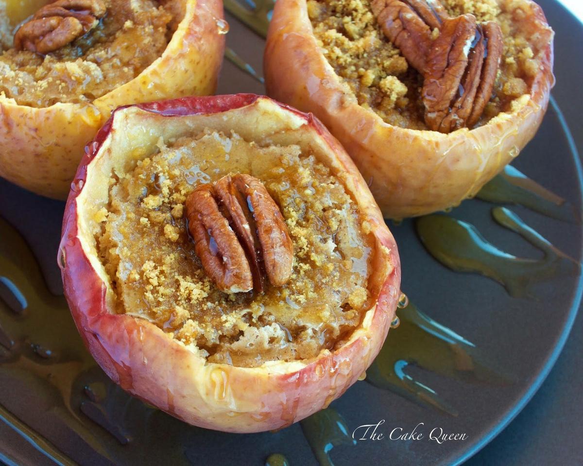 Especial de cheesecakes: manzanas rellenas de cheesecake