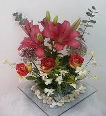 centros de mesa para bodas con flores artificiales (2)