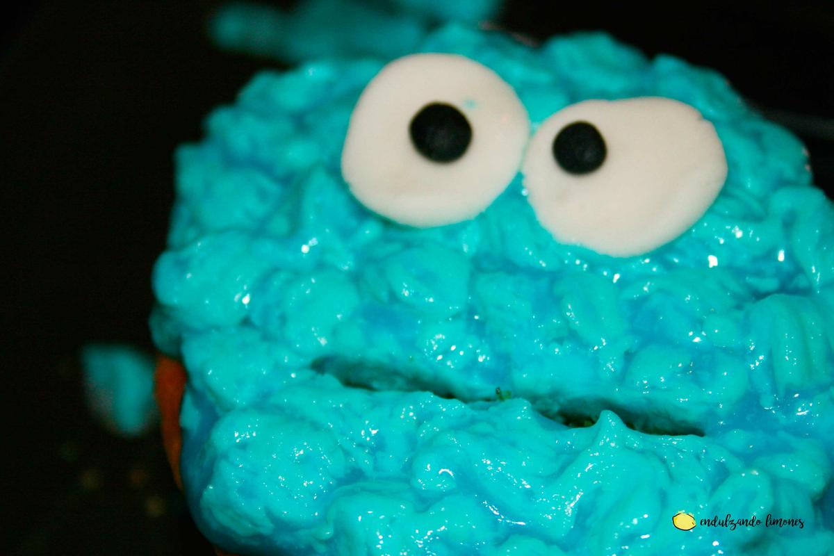 Cookie Monster Monstruo Galletas Cupcakes