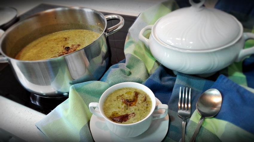 receta crema de champiñones fácil