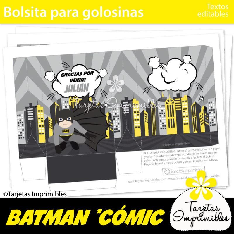 bolsita para golosinas batman