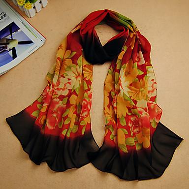 Fulares Tallas Grandes 2017 - fulares de flores rojo