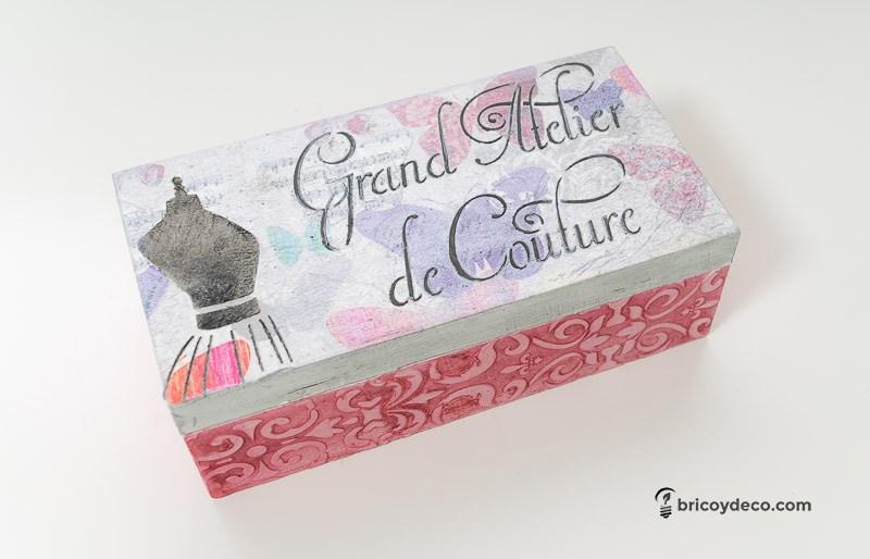 reciclar una caja de madera