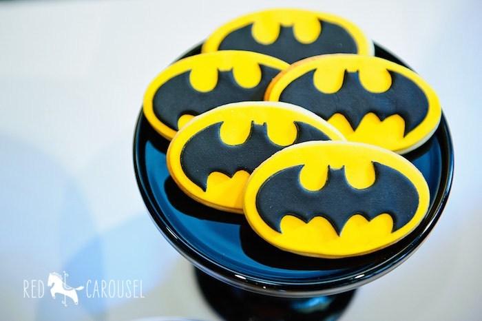 Batman ideas para fiestas galletas