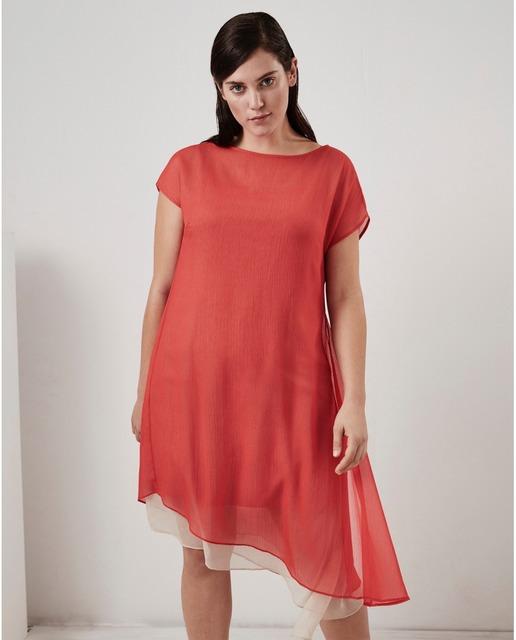 Vestidos rosas tallas grandes primavera 2017 - vestidos rosa maxi size