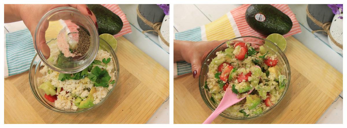 Ensalada de cangrejo, Fresas y Aguacate by Alicia Borchardt