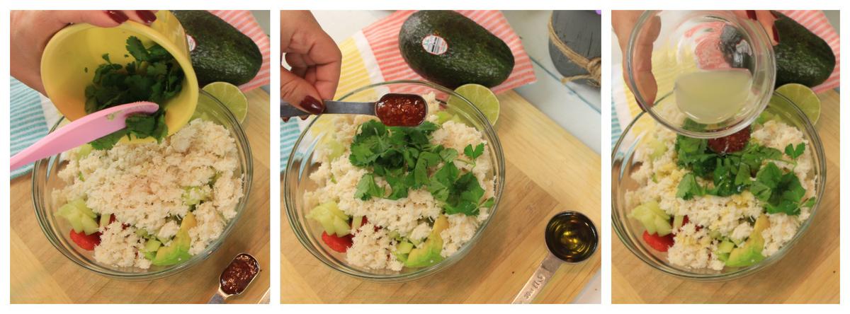 Ensalada de cangrejo, Fresas y Aguacate by Alicia Borchardt