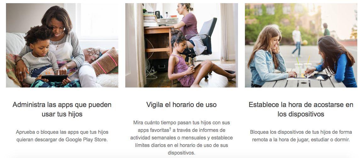 family link opciones