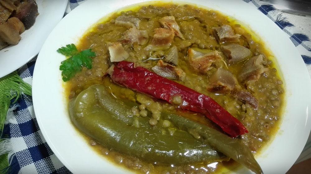 Recetas con papada legrumbres