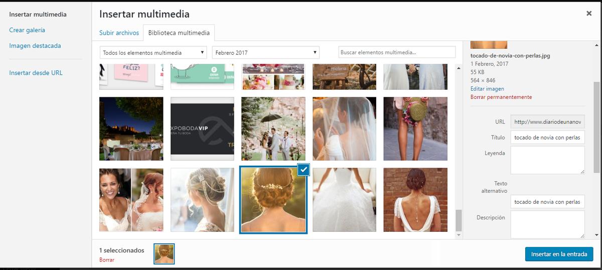 insertar imagen wordpress