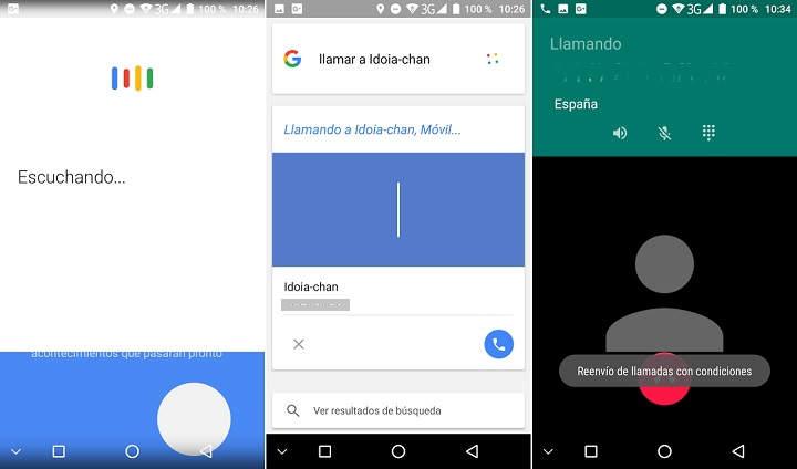 como llamar en android sin usar el teclado con el asistente virtual de OK Google activando la llamada por comandos de voz