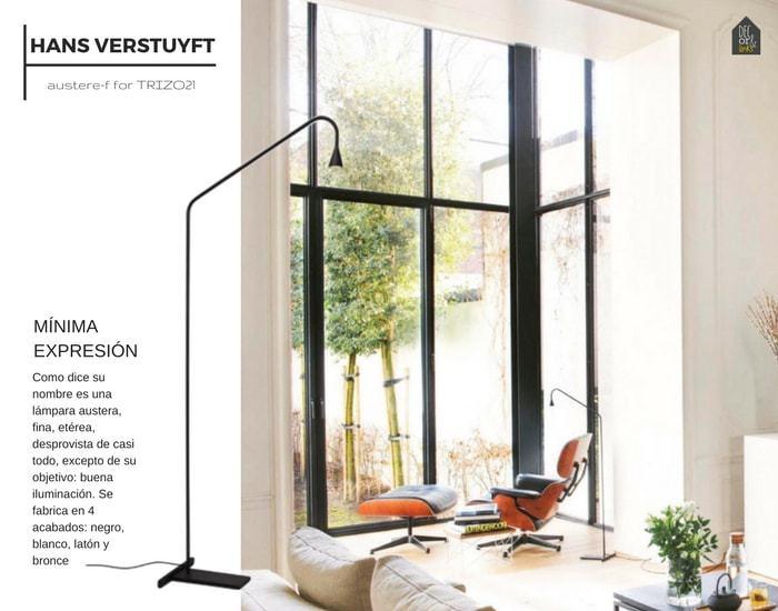 Ligera y funcional esta lámpara de lectura Austere para Trizo21