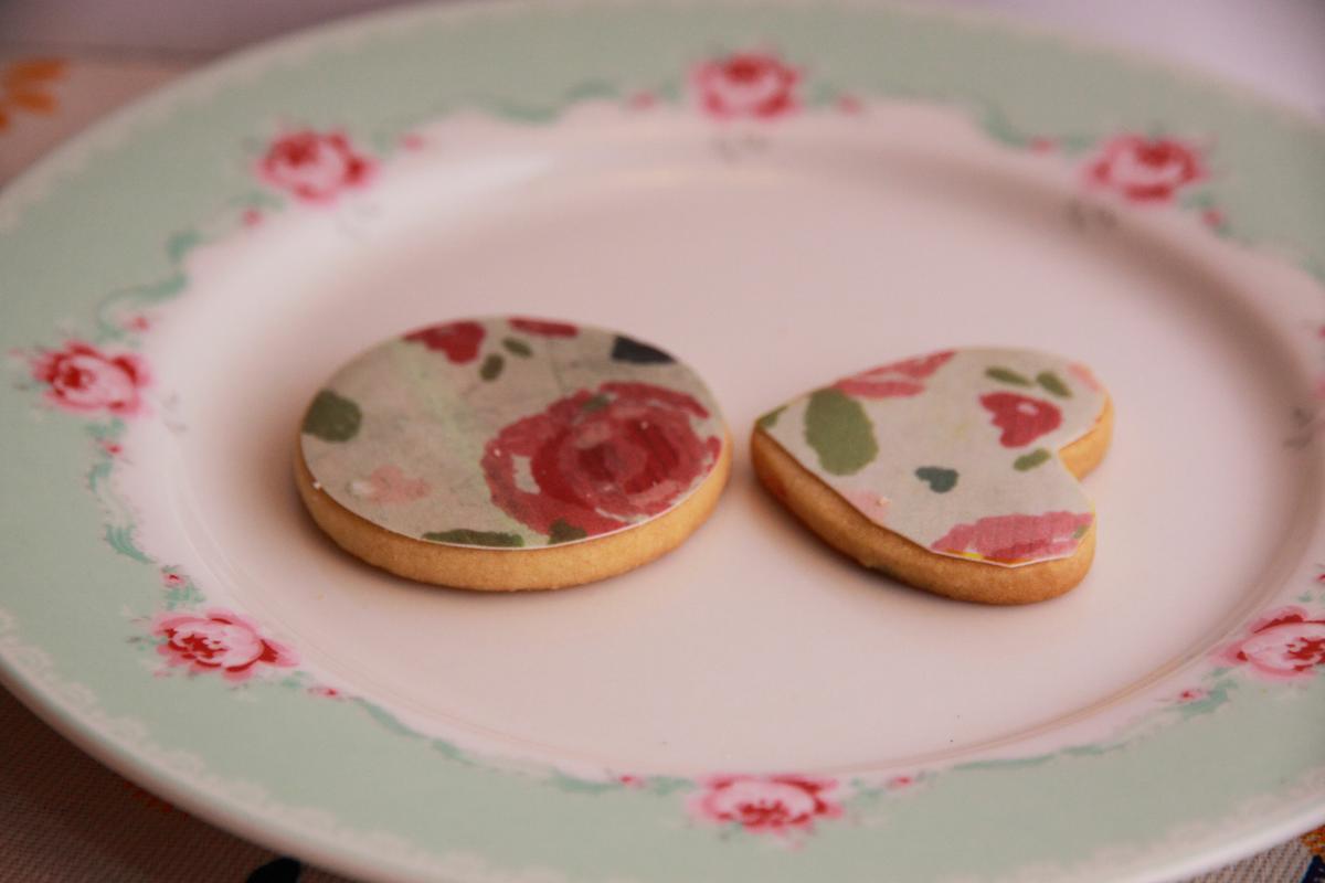 galletas decoradas con papel de azúcar