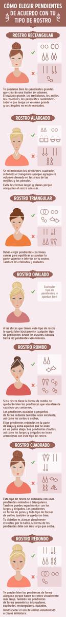 pendientes segun rostro