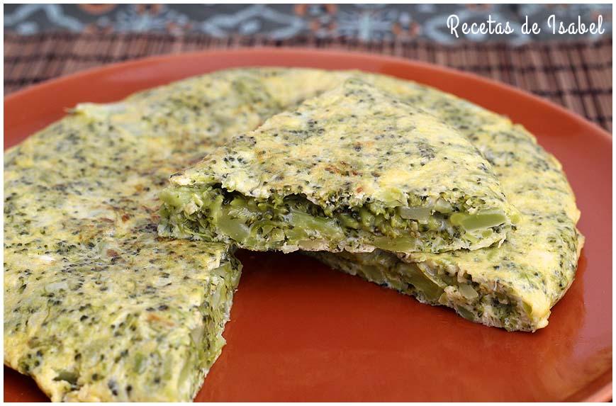 Tortilla de brocoli