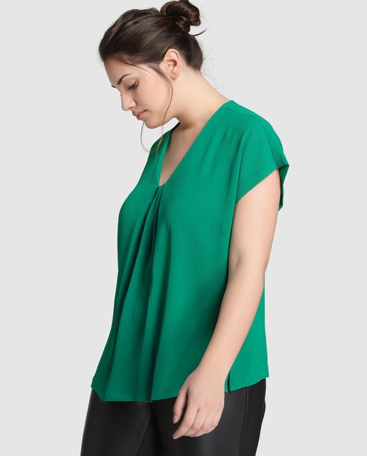 Tendencias Tallas Grandes Moda Oversize - camiseta oversize verde