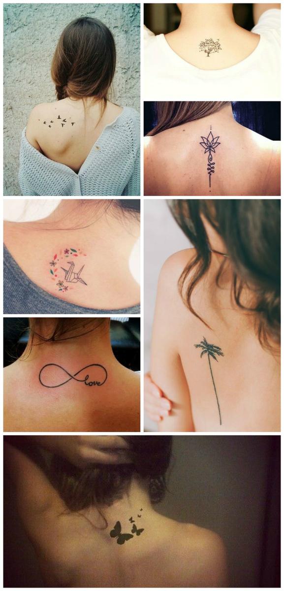 tatuajes pequenos mujeres espalda