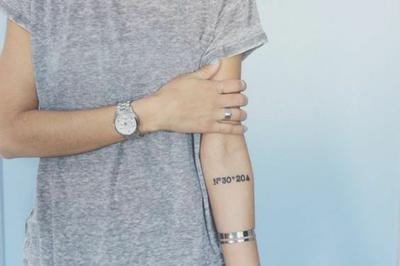 Tatuajes de Coordenadas