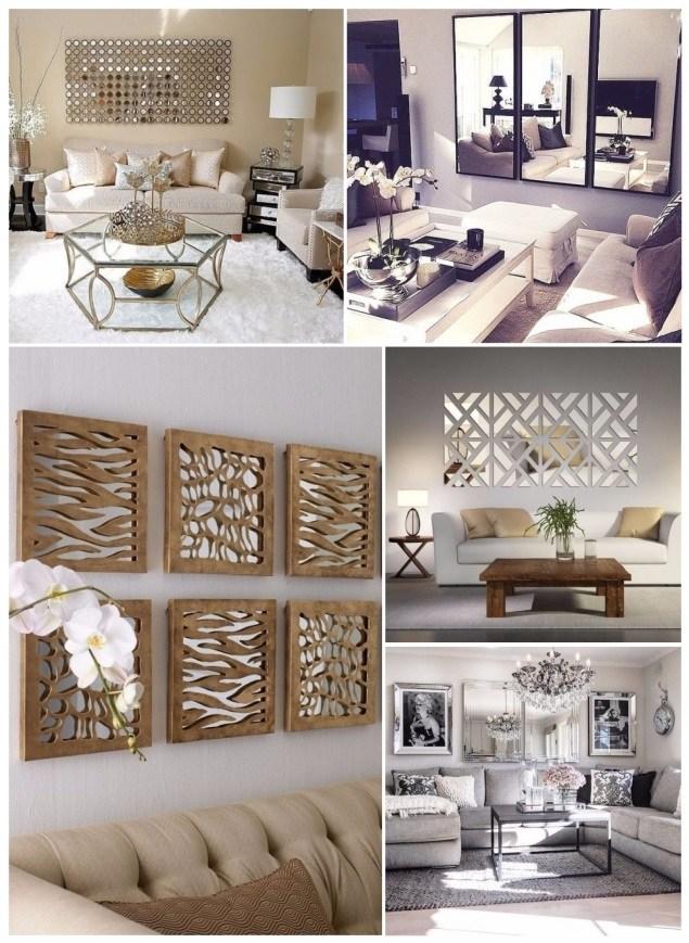 decorar con espejos el salon