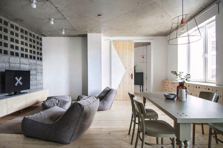 Espacios minimalistas en pisos pequeños