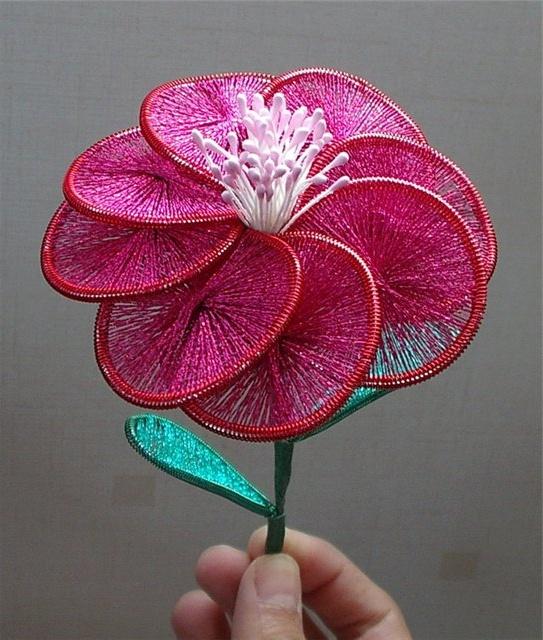 flores de hilos