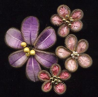 flores de hilos diy