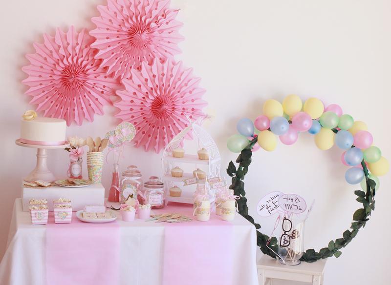 decoración mesa comunión Poppy and Daisy