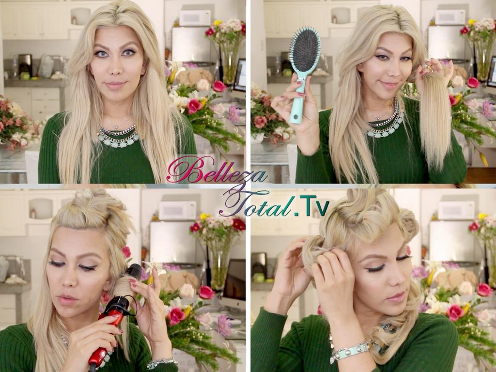 peinado glam con ondas Peinado Peinado glam : Mis Ondas fabulosas tutorial de peinado con ondas