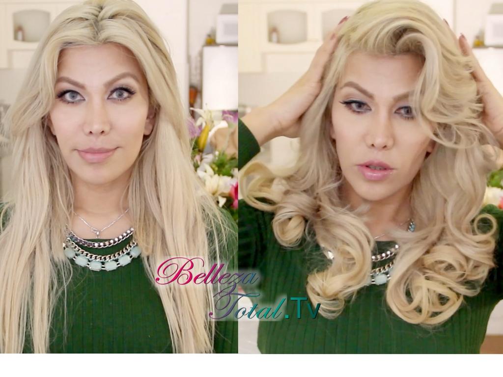 peinado con ondas glamorosas Peinado Peinado glam : Mis Ondas fabulosas peinado con ondas antes y depues