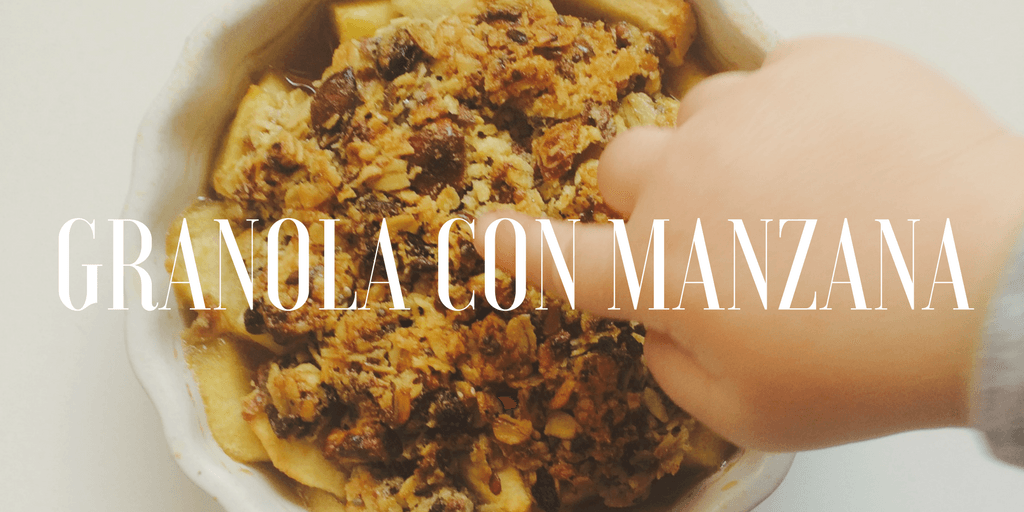 granola con manzana