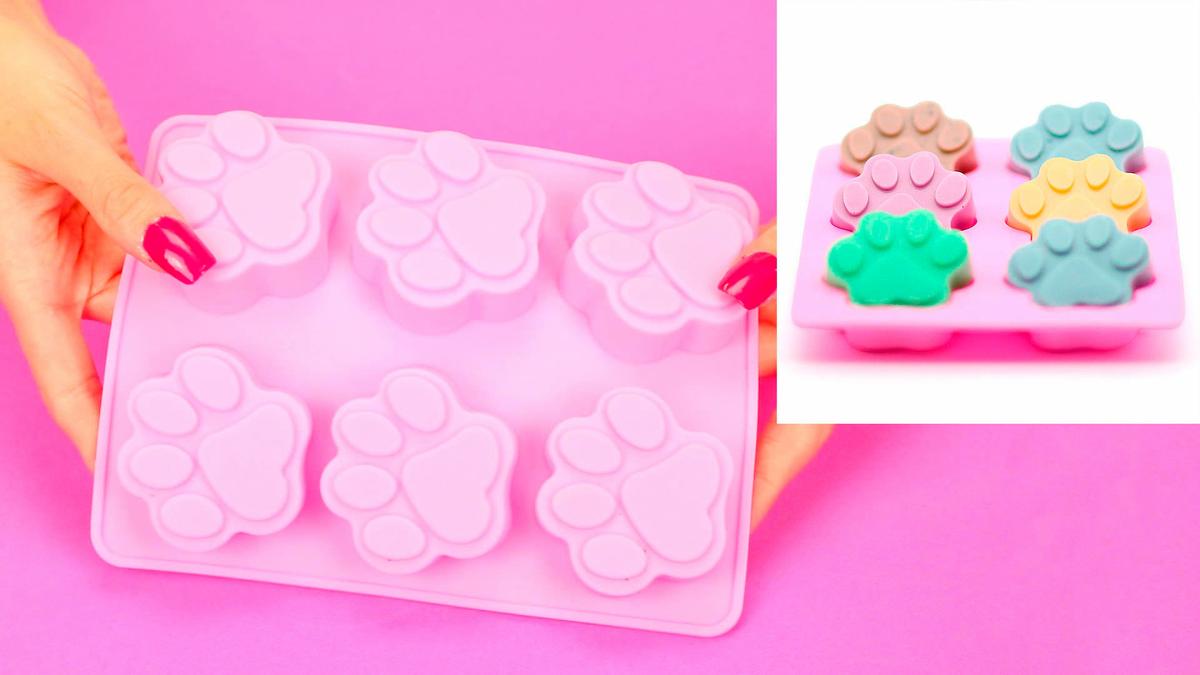 Molde de huella de perro