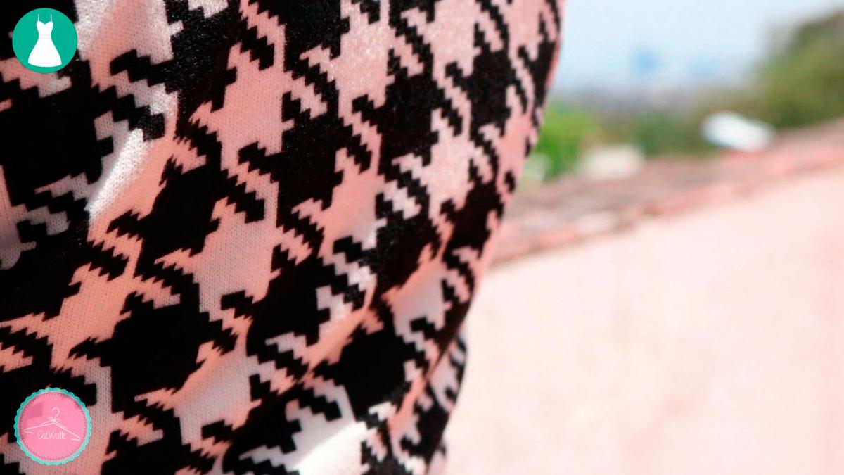 Detalle de la tela del Cardigan