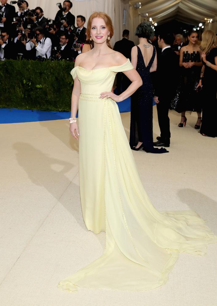 Jessica Chastain - Mejores outfits y peores estilismos Gala Met 2017