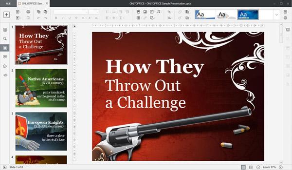 onlyoffice suite ofimatica gratis presentaciones