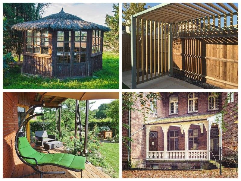 Tipos de pérgolas de jardín