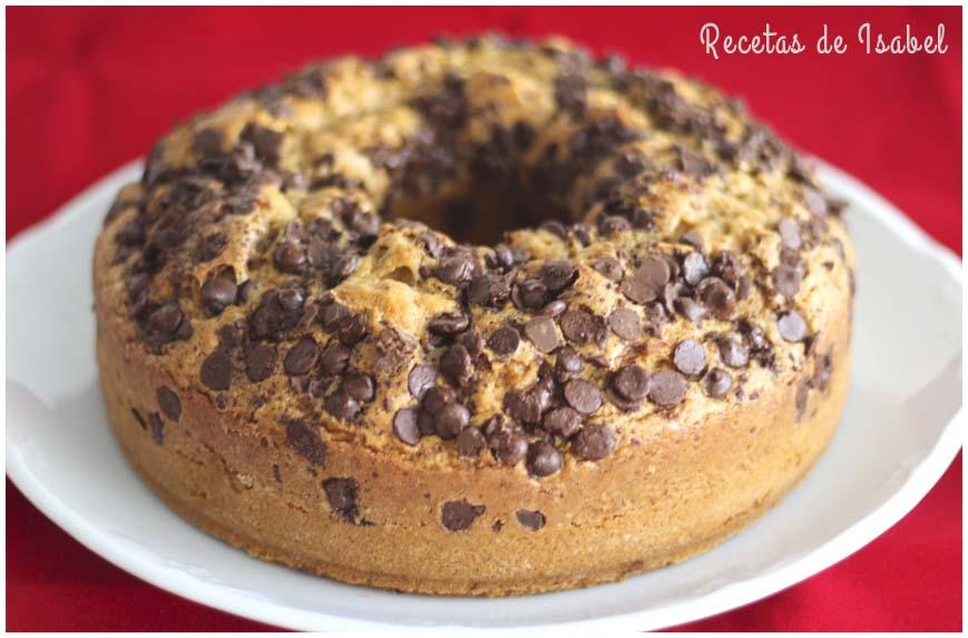 Bizcocho esponjoso sabor café y chocolate