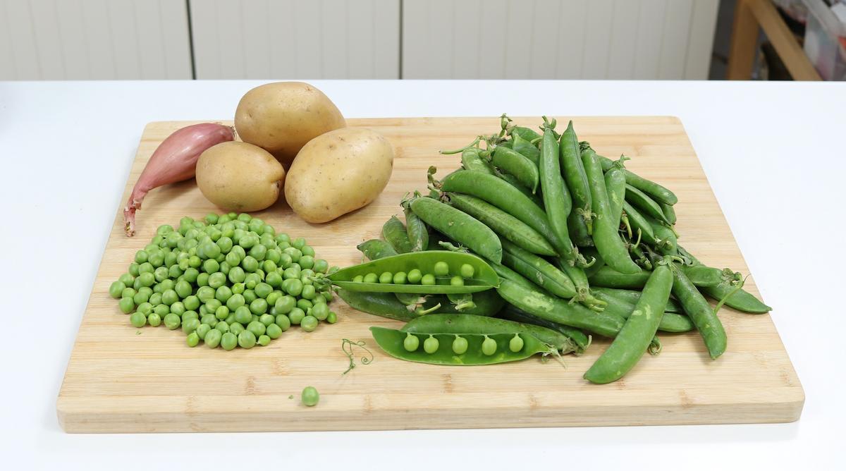guisantes frescos